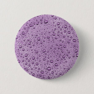 Chapa Redonda De 5 Cm Gotas de agua morada