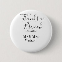 Gracias a un brunch post boda nombre fecha simple 