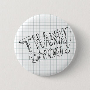 Chapa Redonda De 5 Cm Gracias los mensajes