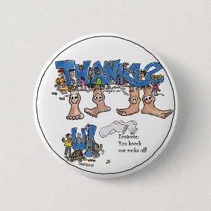 Chapa Redonda De 5 Cm Gracias personalizado