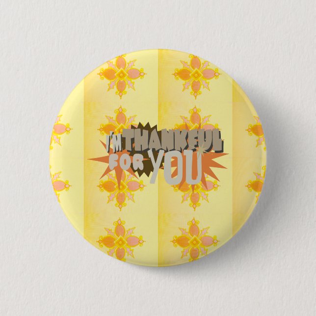 Chapa Redonda De 5 Cm Gracias por ti (Anverso)