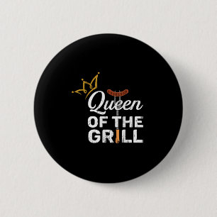 Chapa Redonda De 5 Cm Graciosa parrillada Bbq Chef Women Gift Smoat Bar