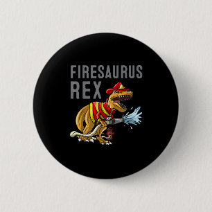Chapa Redonda De 5 Cm Gracioso Arte De Bomberos Para Niños Pequeños Fire