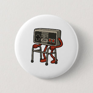 Chapa Redonda De 5 Cm Gracioso juego de videojuegos antiguo retro 80 de 