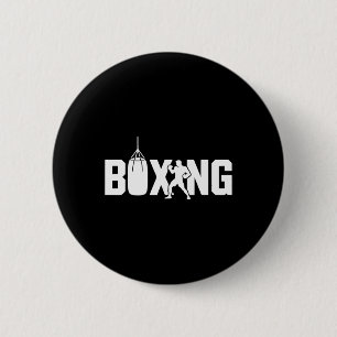 Chapa Redonda De 5 Cm Gracioso luchador de boxeo guantes de gimnasia kic