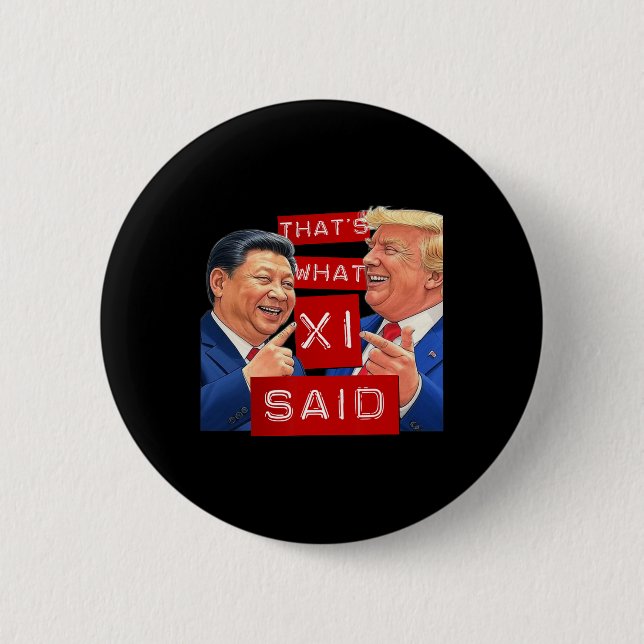 Chapa Redonda De 5 Cm Gracioso meme de Trump (Anverso)
