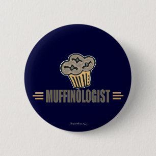 Chapa Redonda De 5 Cm Gracioso Muffin
