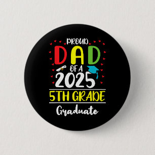 Chapa Redonda De 5 Cm Gracioso Padre Orgulloso De Un Licenciado De 5 Gra