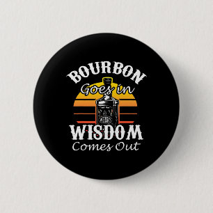Chapa Redonda De 5 Cm Gracioso regalo para beber borbón de Whiskey para