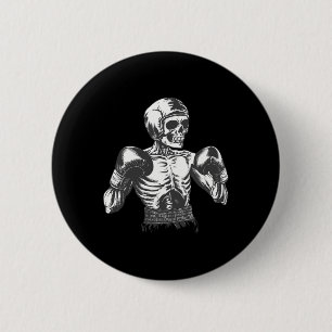 Chapa Redonda De 5 Cm Gracioso Skeleton Boxer Con Guantes De Boxeo Lucha