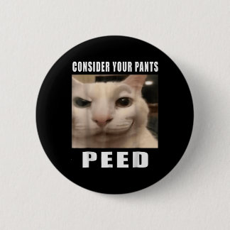 Chapa Redonda De 5 Cm Graciosos Memes De Gato Silly Para Los Diseños De 