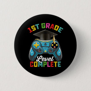 Chapa Redonda De 5 Cm Graduación de nivel de 1er grado completa Juegos J