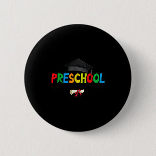Chapa Redonda De 5 Cm graduación de preescolar maestro estudiante último
