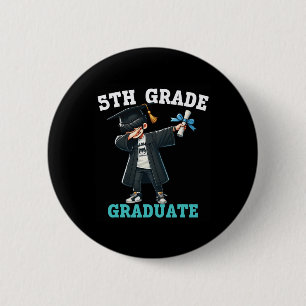 Chapa Redonda De 5 Cm Graduado Grado Graduado De Niños De 5º Grado Dabbi