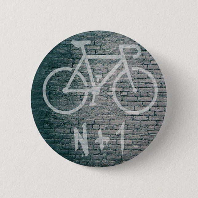 Chapa Redonda De 5 Cm Graffiti en bicicleta N+1 (Anverso)
