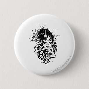 Chapa Redonda De 5 Cm Gráfico 4 del zafiro de estrella