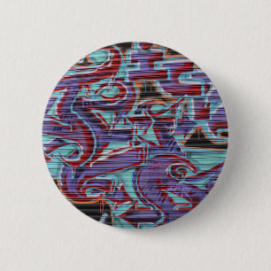 Chapa Redonda De 5 Cm Grafiti morado en obturador