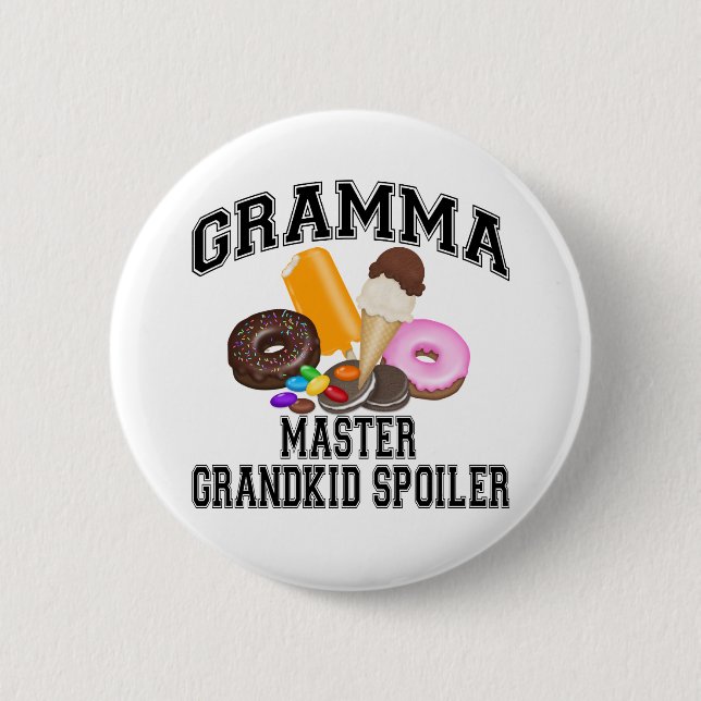 Chapa Redonda De 5 Cm Gramma Spoiler de Nieto (Anverso)