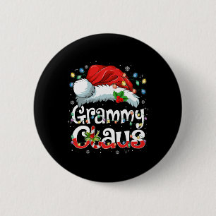 Chapa Redonda De 5 Cm Grammy Claus Xmas Santa Mateo Navidades familiares