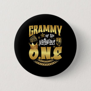 Chapa Redonda De 5 Cm Grammy Of The Notorious One Old School Hip Hop 1er