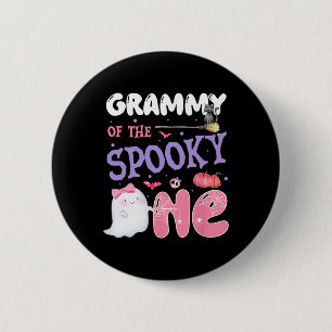 Chapa Redonda De 5 Cm Grammy Of The Spooky One Birthday Halloween Pi