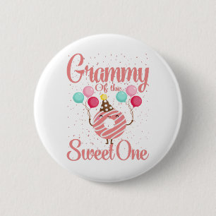 Chapa Redonda De 5 Cm Grammy Of The Sweet One Family (La familia de los 