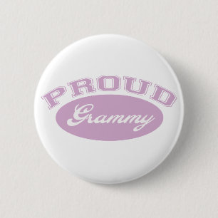 Chapa Redonda De 5 Cm Grammy orgulloso