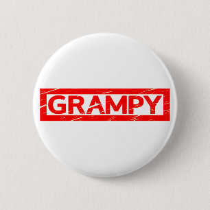 Chapa Redonda De 5 Cm Grampy Stamp