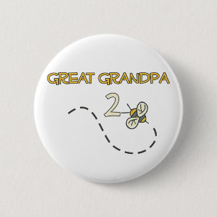 Chapa Redonda De 5 Cm Gran abeja del abuelo 2