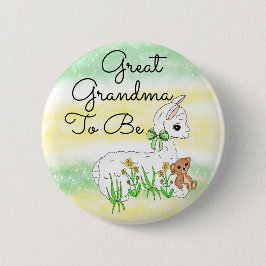 Chapa Redonda De 5 Cm Gran Abuela a ser llamada con oso de peluche
