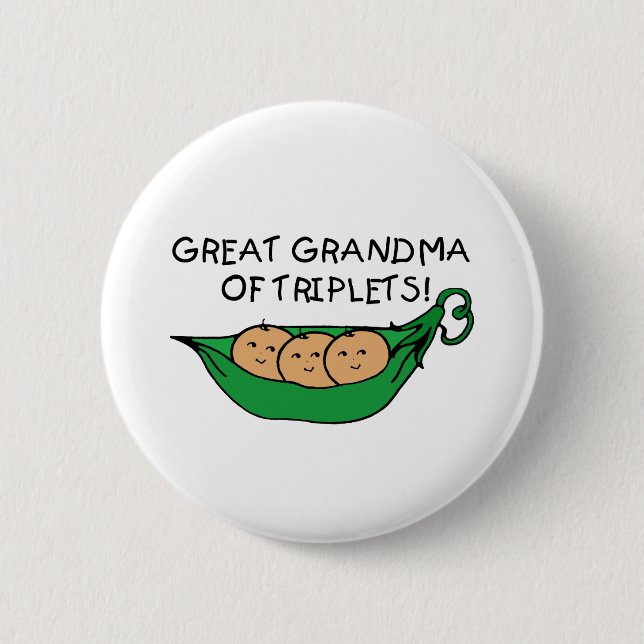 Chapa Redonda De 5 Cm Gran abuela de tríos (Anverso)