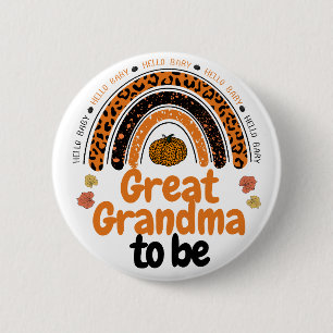 Chapa Redonda De 5 Cm Gran Abuela para ser el Baby Shower de bebé