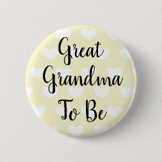 Chapa Redonda De 5 Cm Gran Abuela para ser el Baby Shower de los corazon