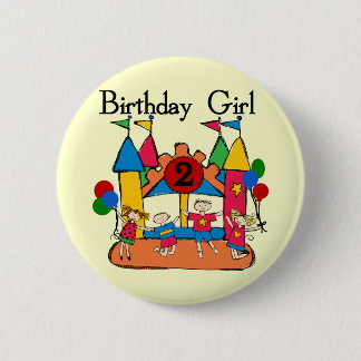 Chapa Redonda De 5 Cm Gran Chica  2º cumpleaños camisetas y regalos