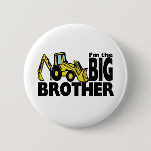 Chapa Redonda De 5 Cm Gran Hermano Backhoe