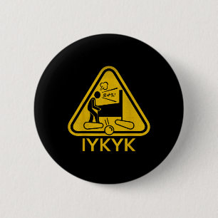 Chapa Redonda De 5 Cm Gran Jugador De Pinball Papá Padres Día Iykyk