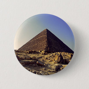 Chapa Redonda De 5 Cm Gran Pirámide de Giza Jufu