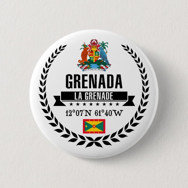 Chapa Redonda De 5 Cm Granada (Anverso)