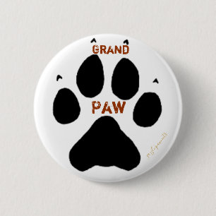 Chapa Redonda De 5 Cm Grand Paw
