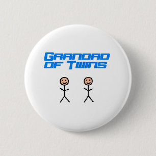 Chapa Redonda De 5 Cm grandad de gemelos