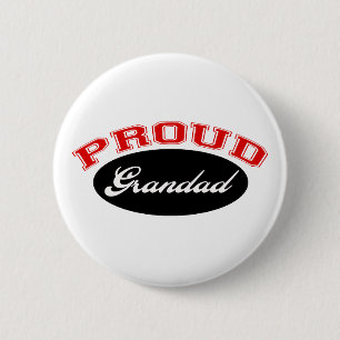 Chapa Redonda De 5 Cm Grandad orgulloso