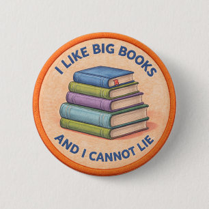 Chapa Redonda De 5 Cm Grandes Libros