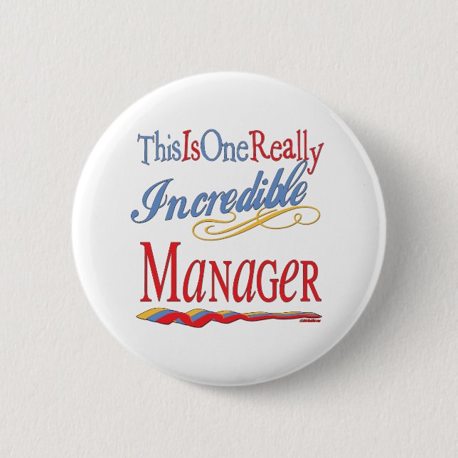 Chapa Redonda De 5 Cm Grandes regalos para Boss (Anverso)