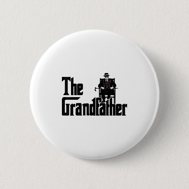 Chapa Redonda De 5 Cm Grandfather Funny Quote Design For Grandpas  (Anverso)