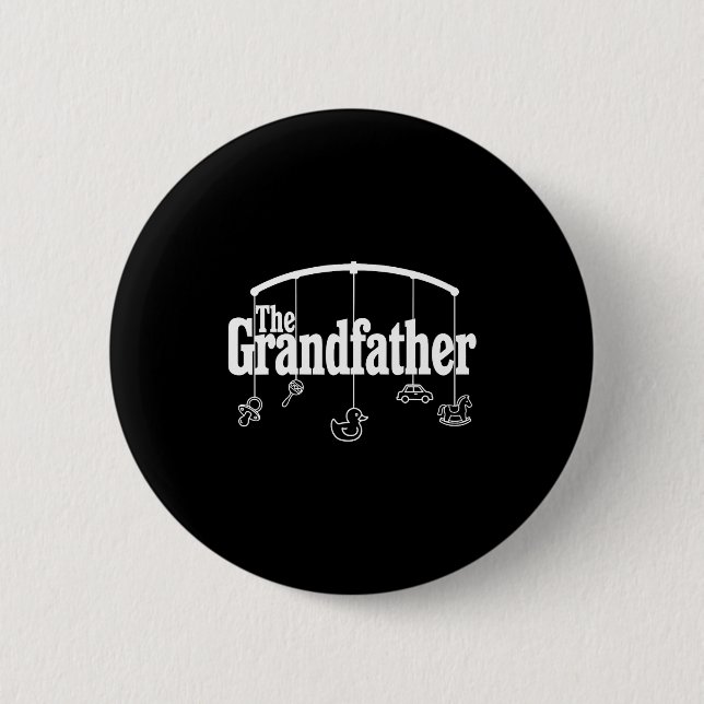 Chapa Redonda De 5 Cm Grandfather Funny Quote Design For Grandpas  (Anverso)