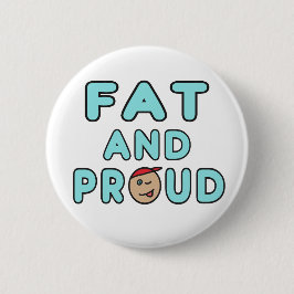 Chapa Redonda De 5 Cm Grasa Y Orgullo