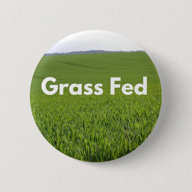 Chapa Redonda De 5 Cm Grass Fed (Anverso)