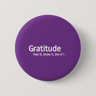 Chapa Redonda De 5 Cm Gratitud - pensamiento Shapers™