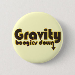 Chapa Redonda De 5 Cm Gravity Boices Down
