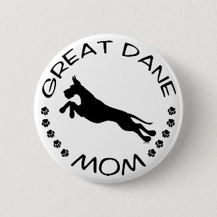 Chapa Redonda De 5 Cm Great Dane Mom Jumper